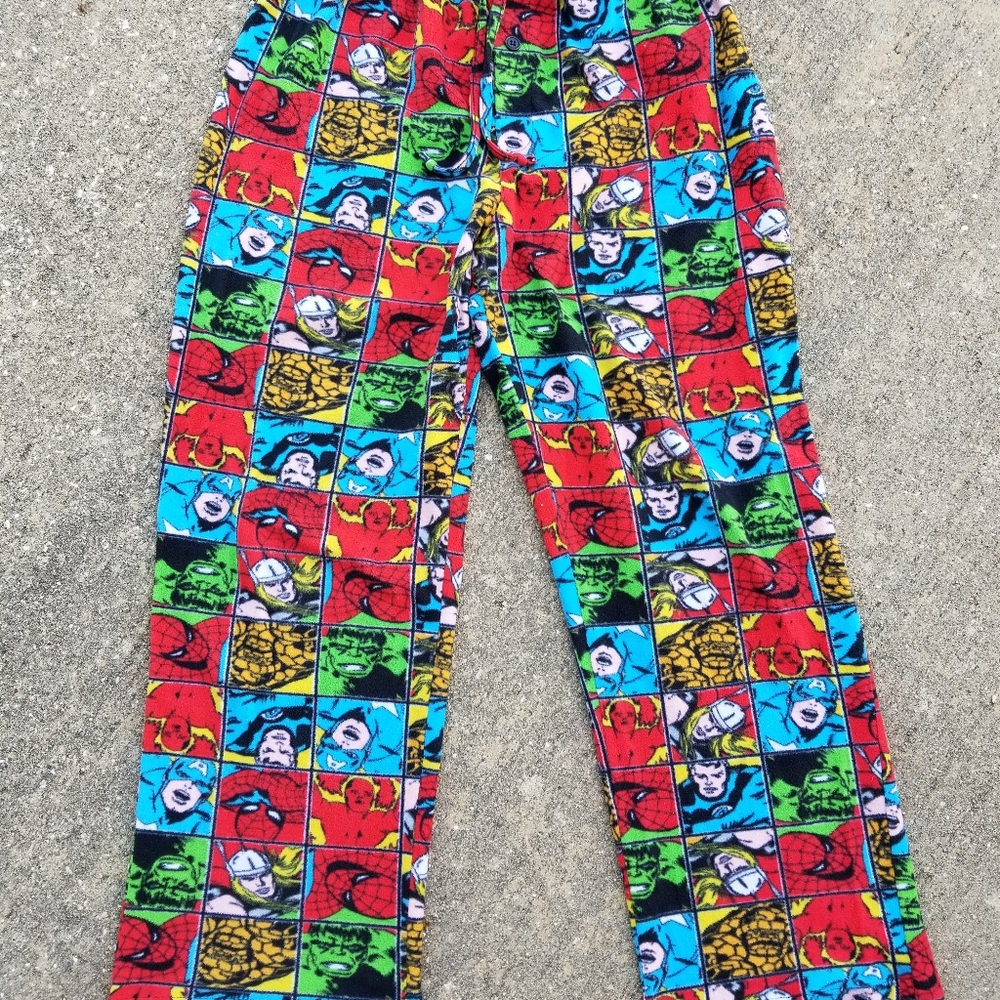 Vintage Marvel Comics Avengers pajama pants - med